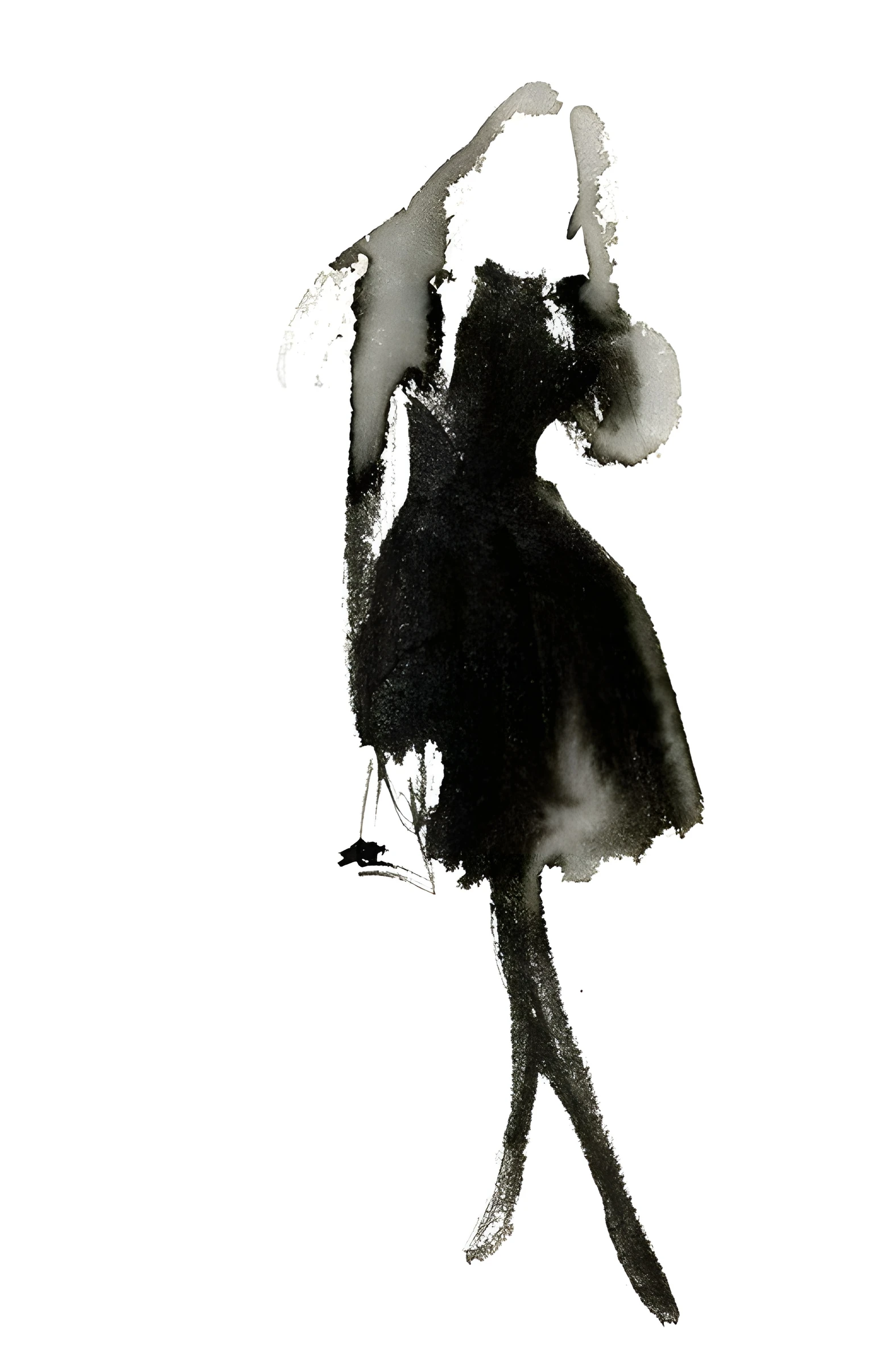 Tall Fashion Figure in Black