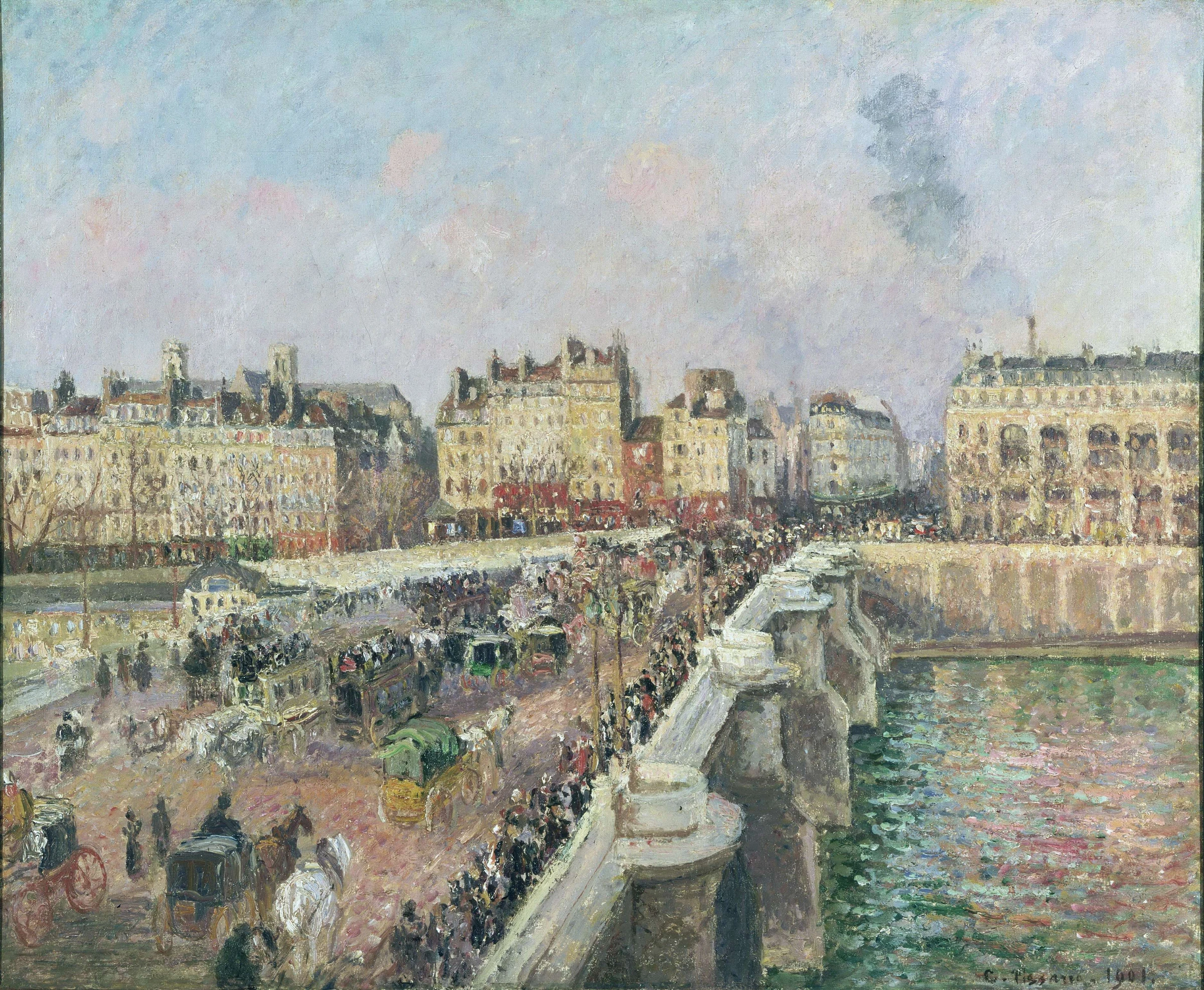The Pont Neuf, Afternoon Sunshine, 1901 `