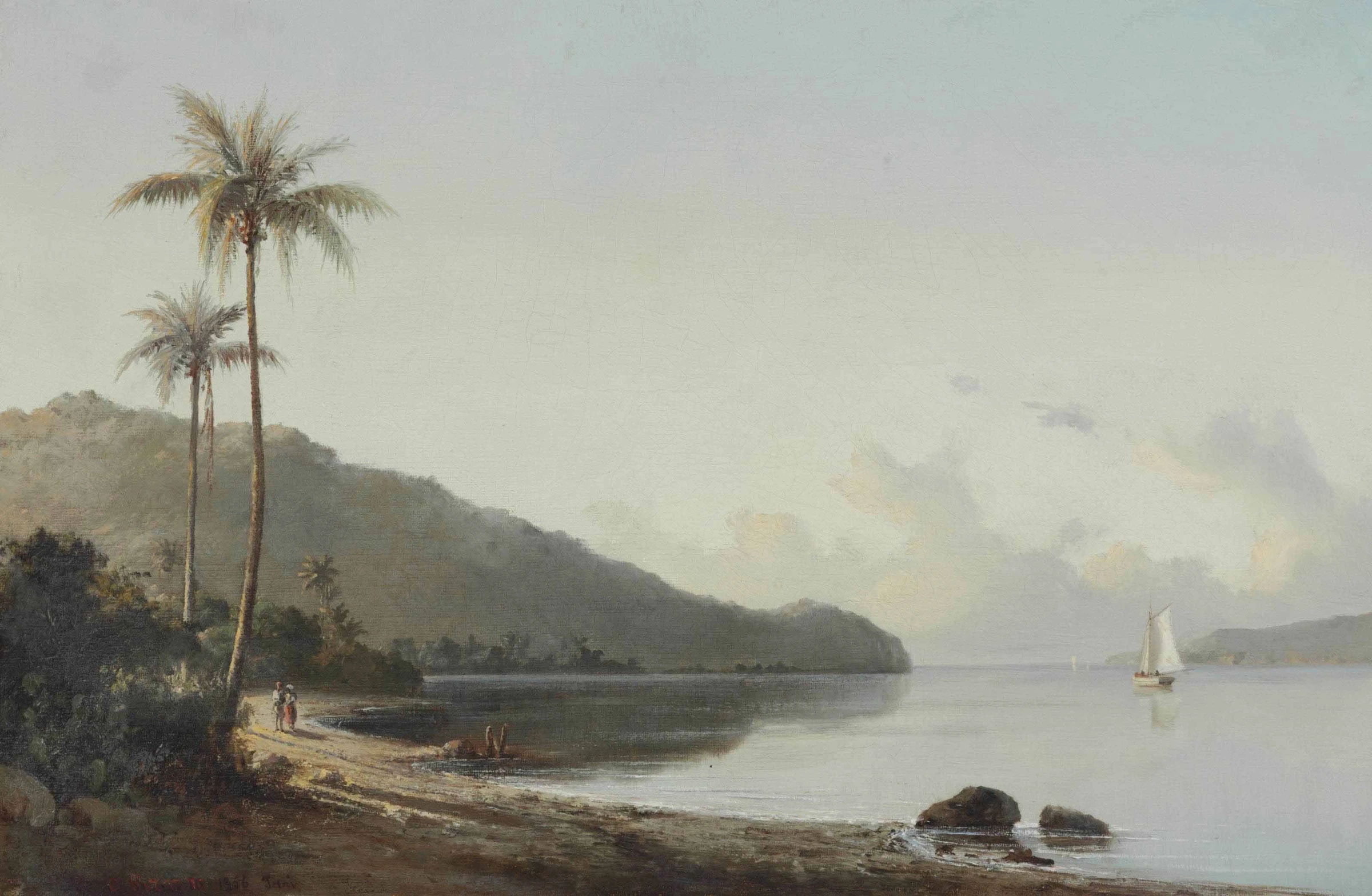 A Creek in Saint Thomas, Antilles, 1856