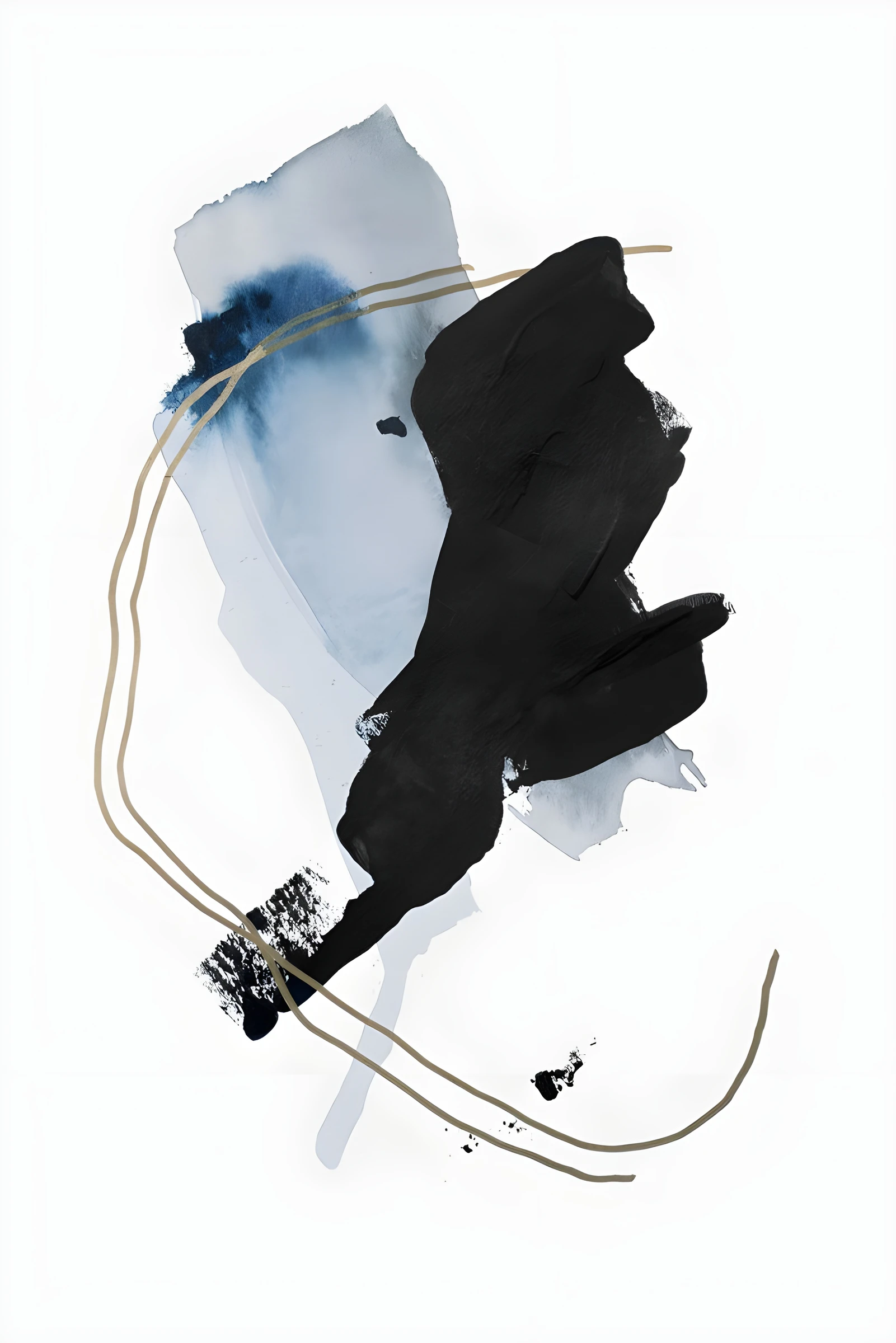 Blue-Grey Brush Patches and Fine Loops