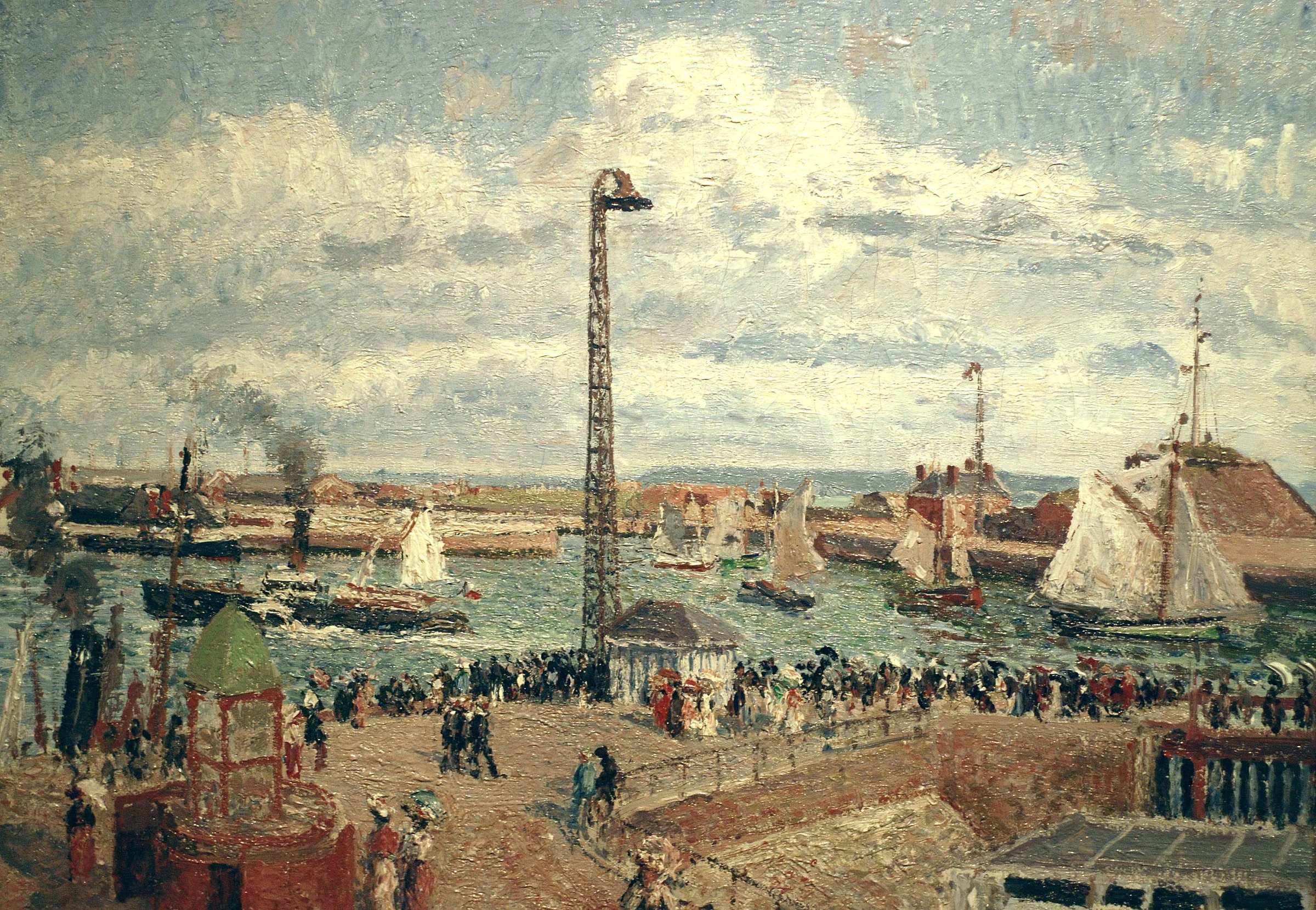 The Pilot s Jetty, Le Havre High Tide, Afternoon Sun, 1903