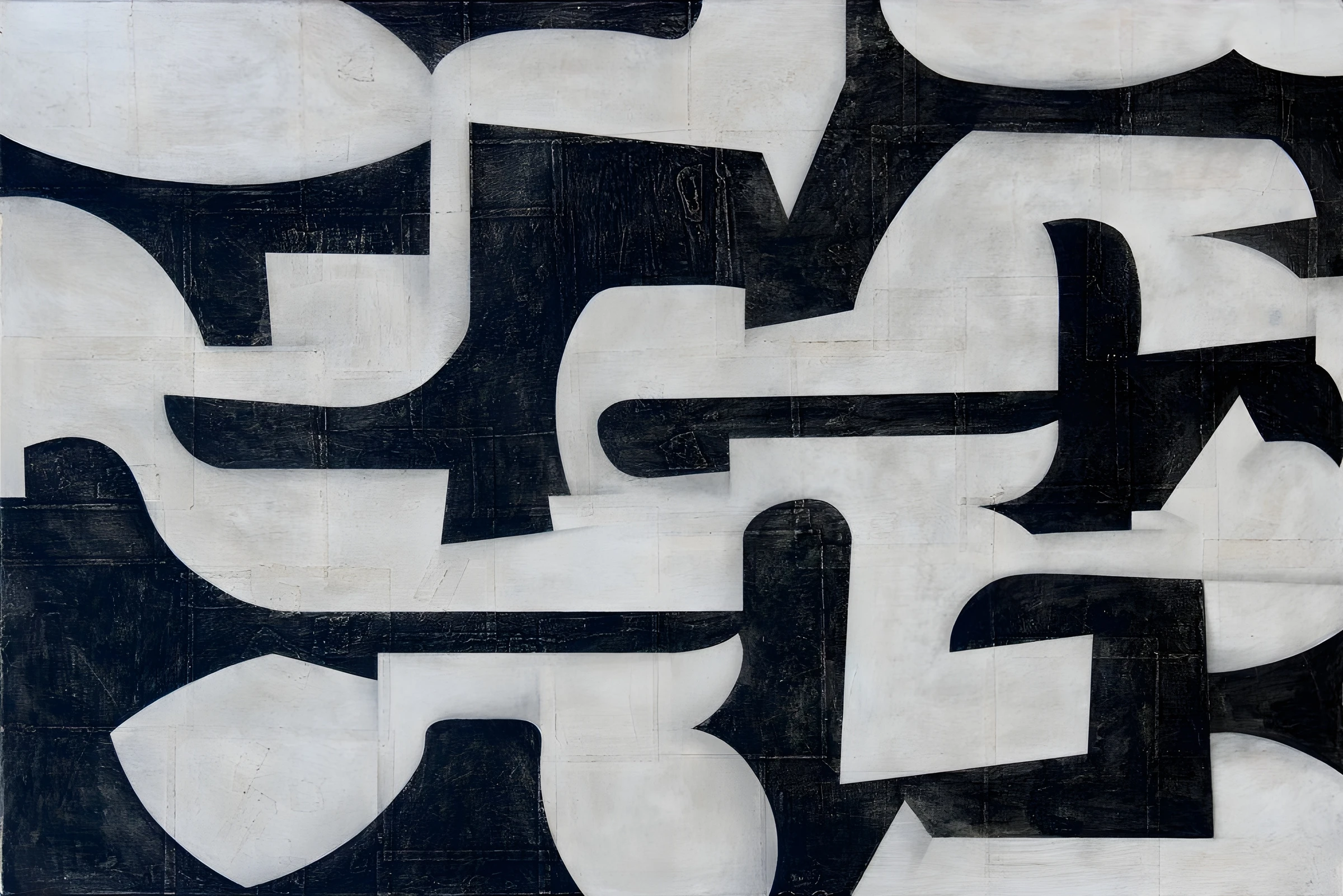 Interlocking Dark Geometric Paths