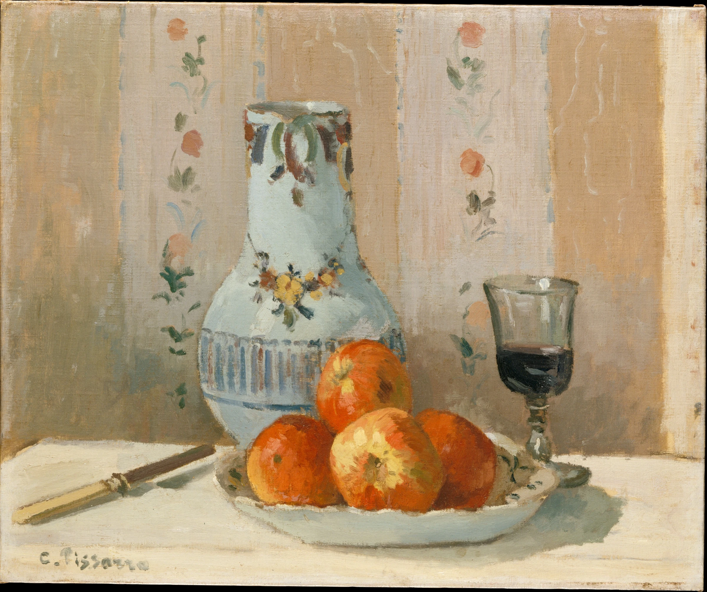 Still Life with Apples and Pitcher, 1872