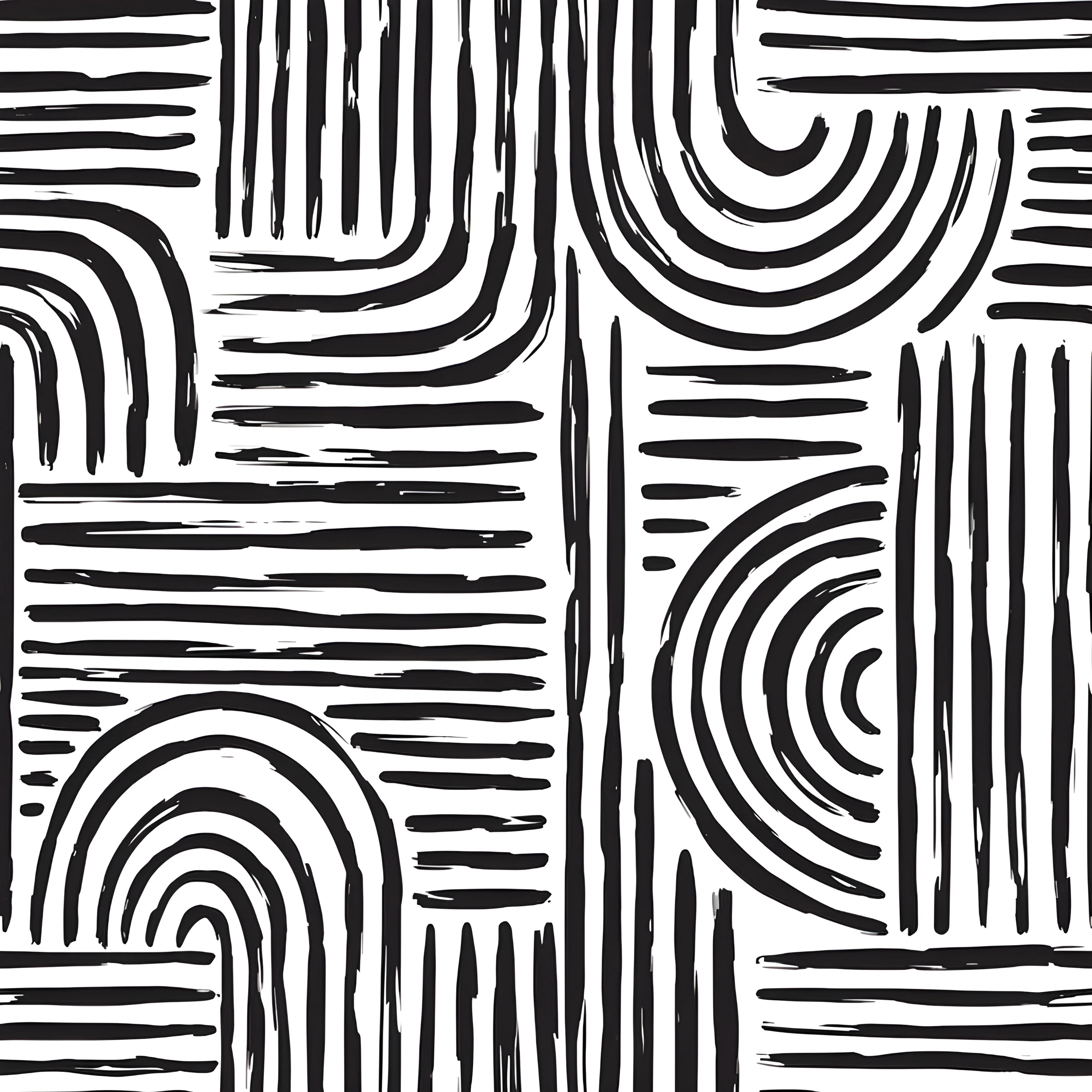 Nested Curves and Straight Stripes