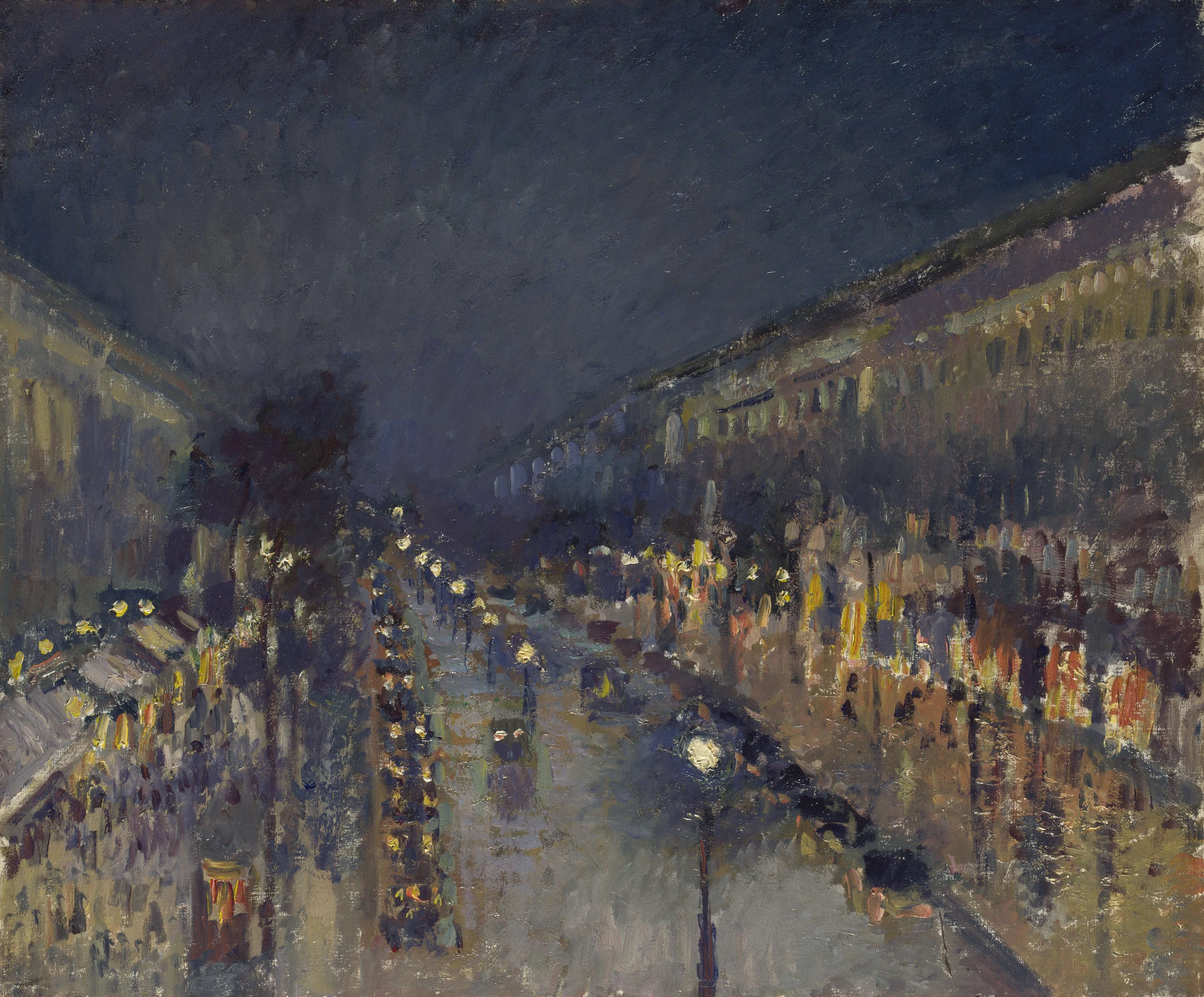 Boulevard Montmartre Night Effect, 1897