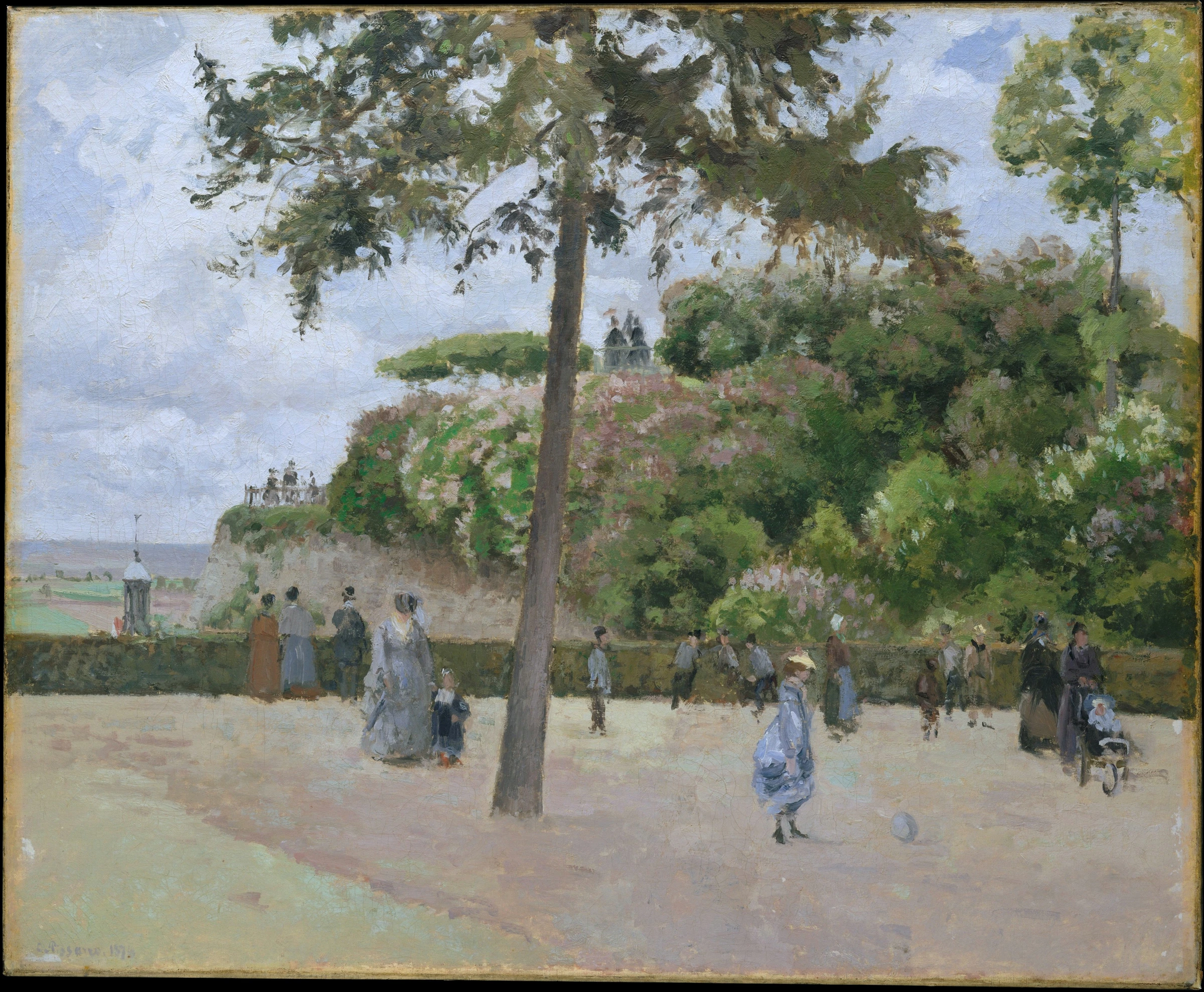The Public Garden at Pontoise, 1874