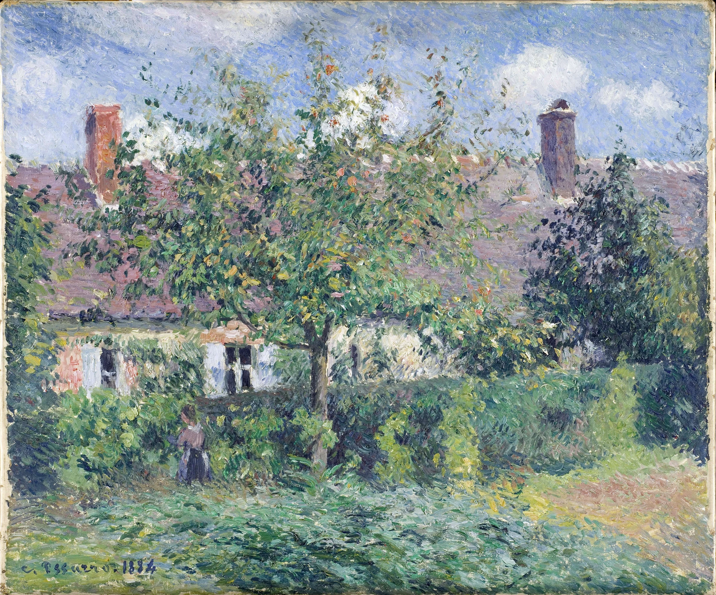 Peasant House at Eragny, 1884