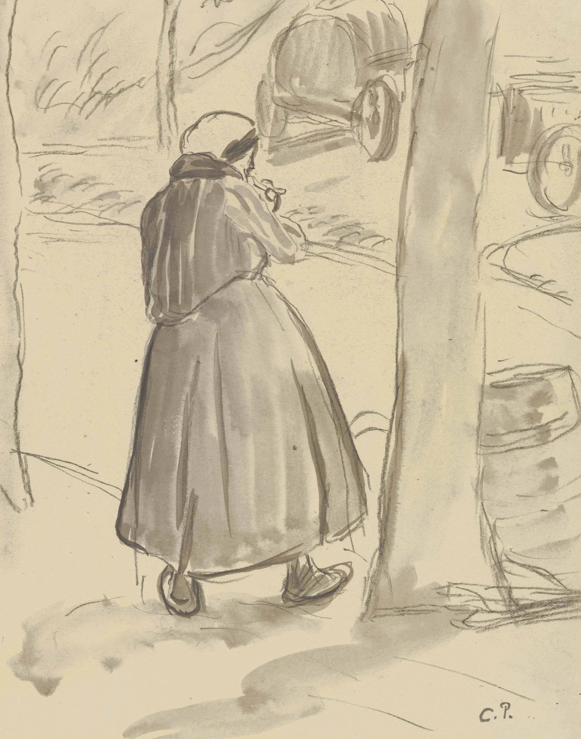 Peasant Woman from the Back