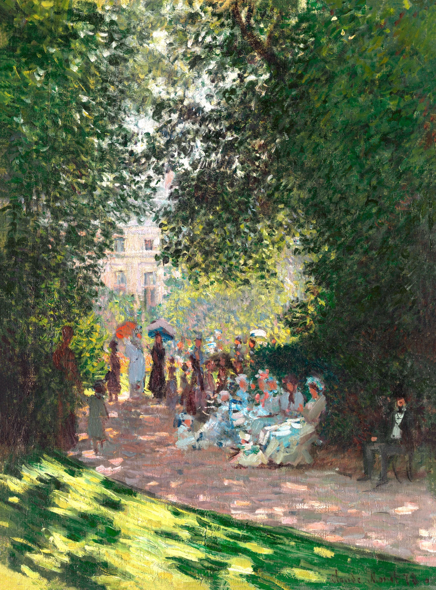 The Parc Monceau (1878) by Claude Monet
