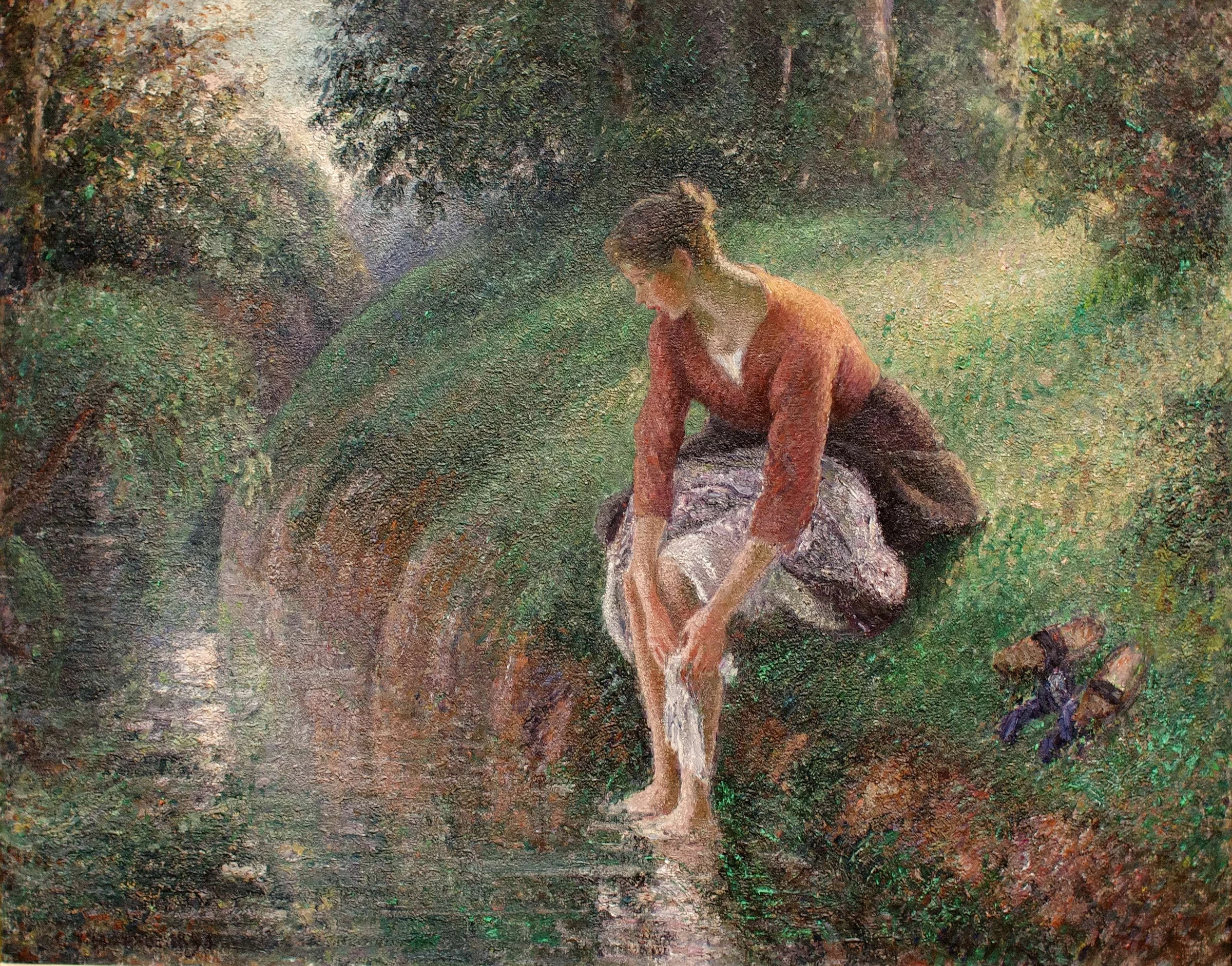 Young Woman Bathing Her Feet, 1895