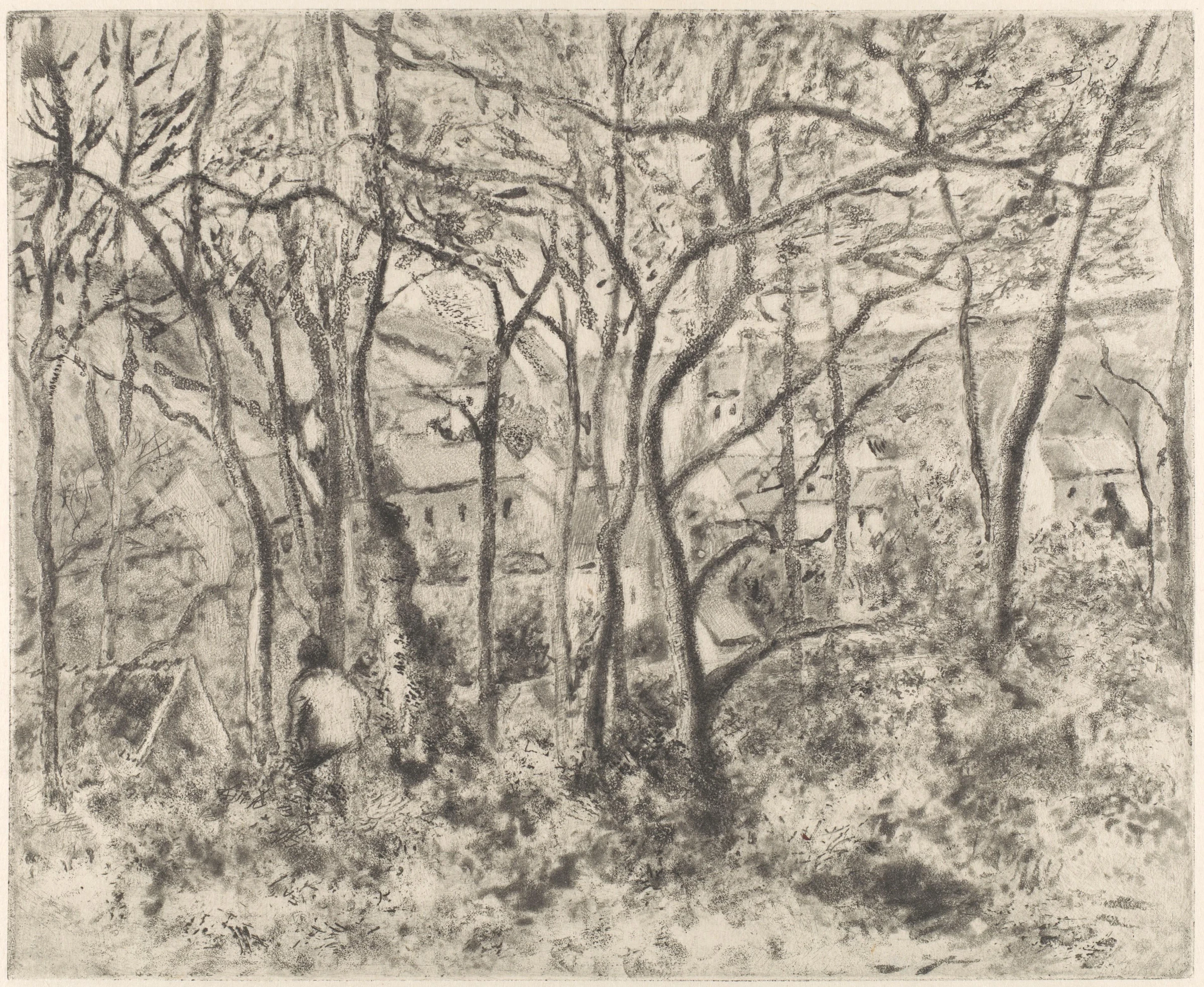 The Woods at L Hermitage, Pontoise, 1879