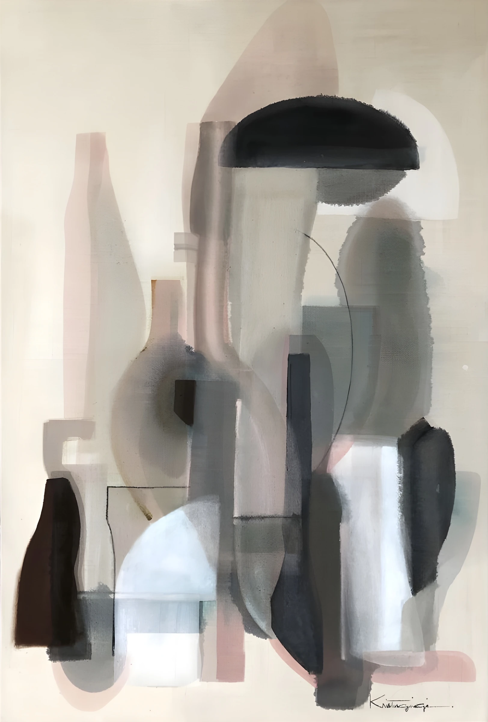 Muted Still Life of Vessels
