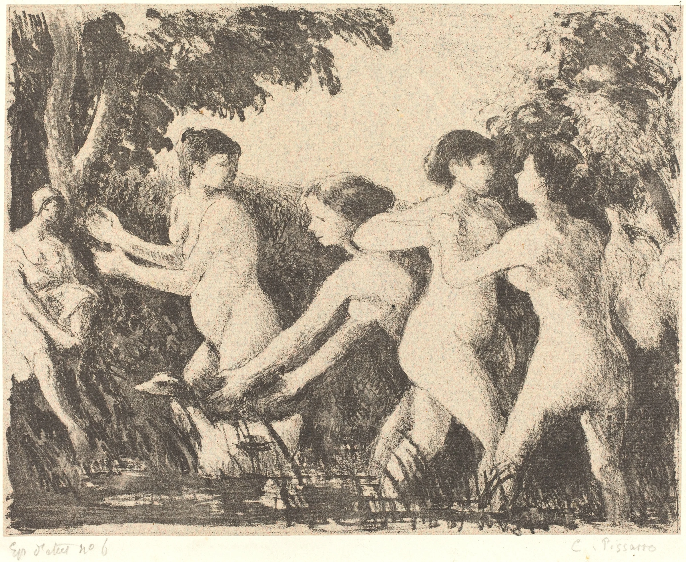 Wrestling Bathers, 1896 02