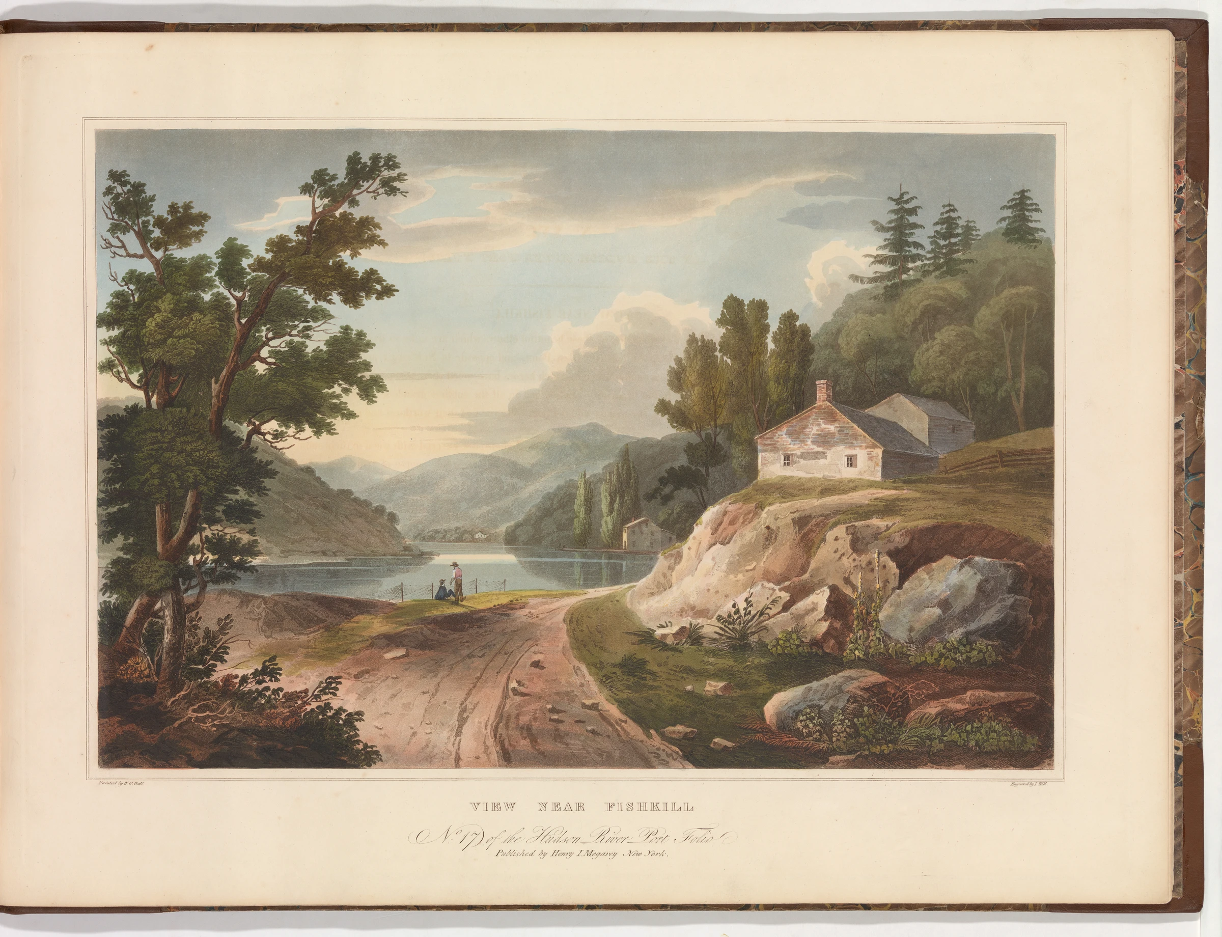 View Near Fishkill (No. 17 of The Hudson River Portfolio) by John Hill