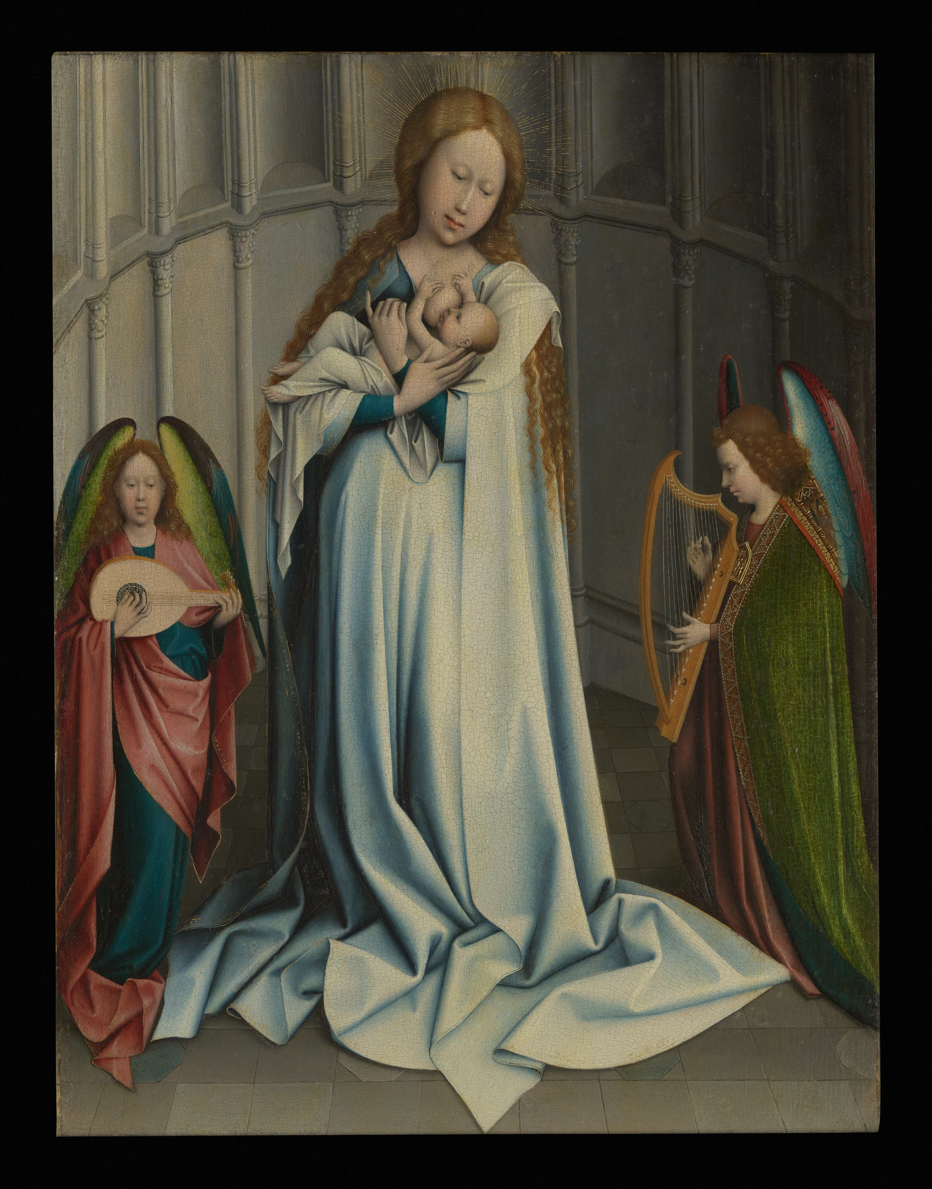 Virgin and Child in an Apse by Robert Campin
