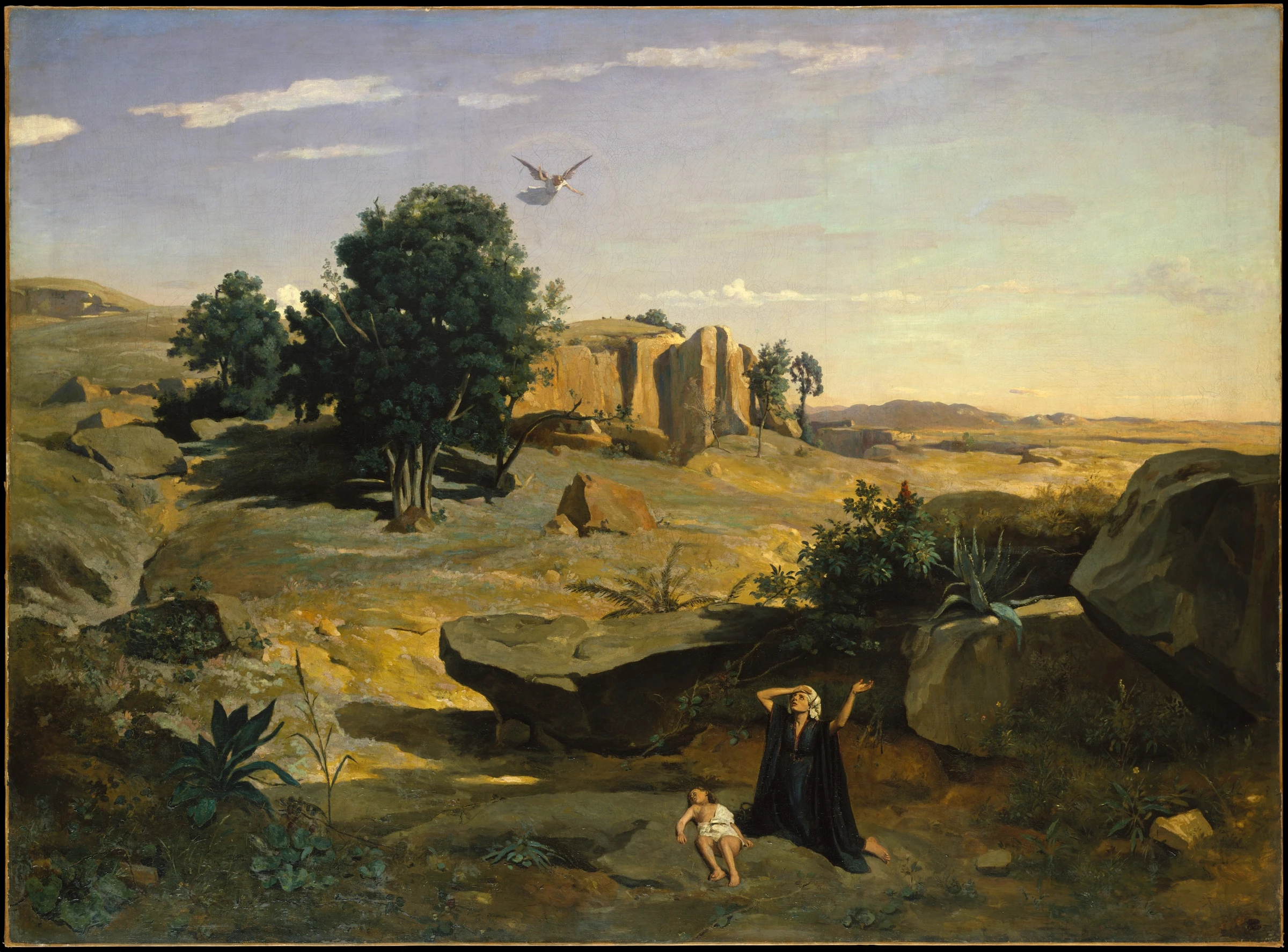 Hagar in the Wilderness by Camille Corot