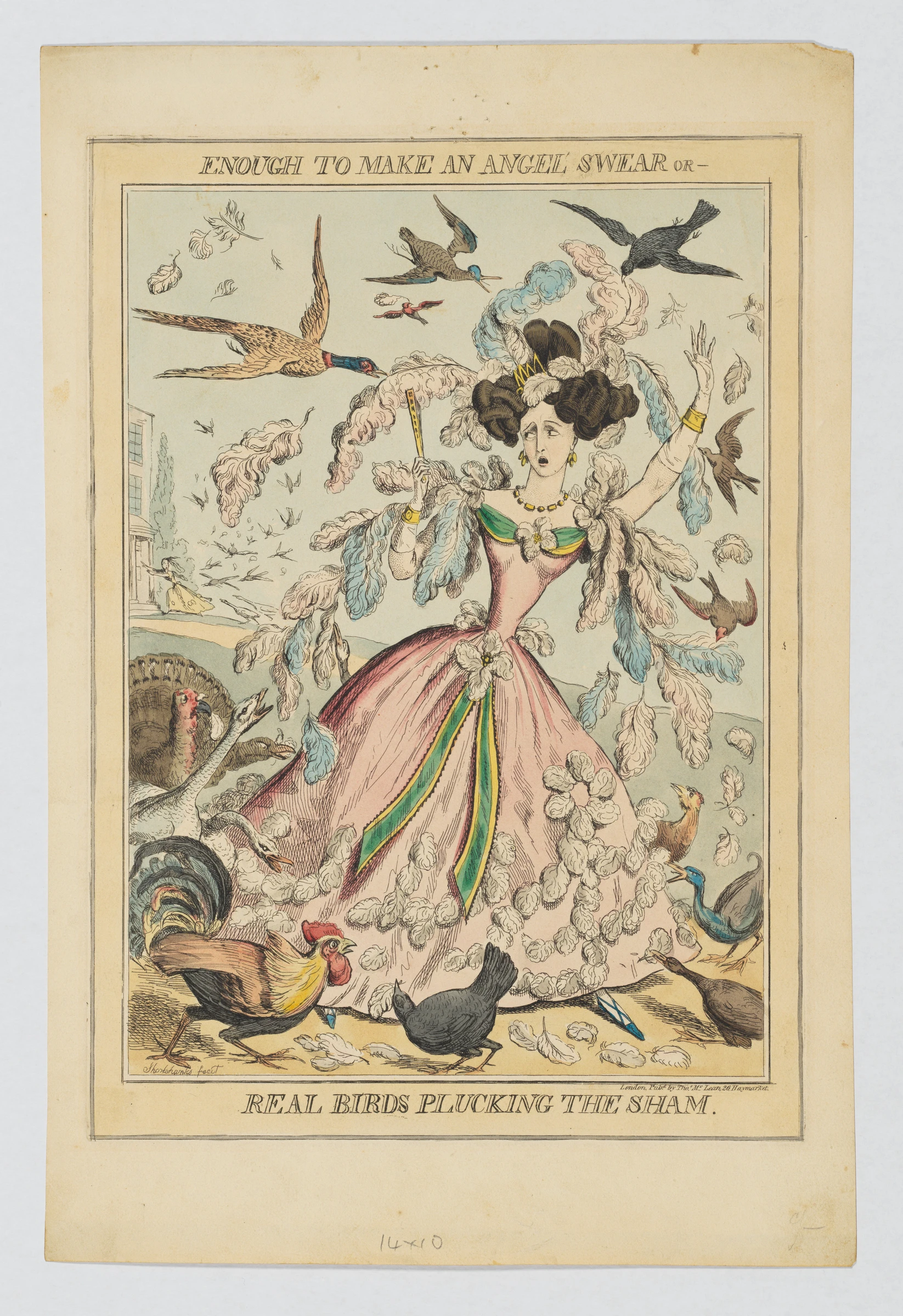 Enough to Make an Angel Swear, or–Real Birds Plucking the Sham by Robert Seymour