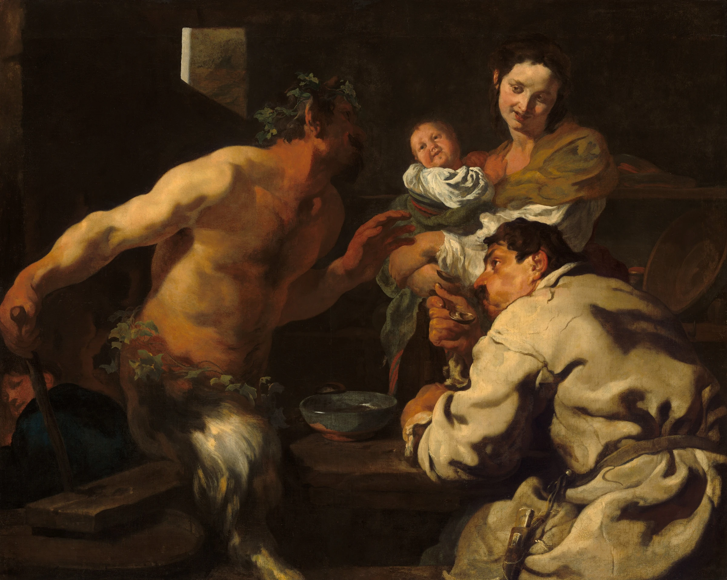 The Satyr and the Peasant by Johann Liss