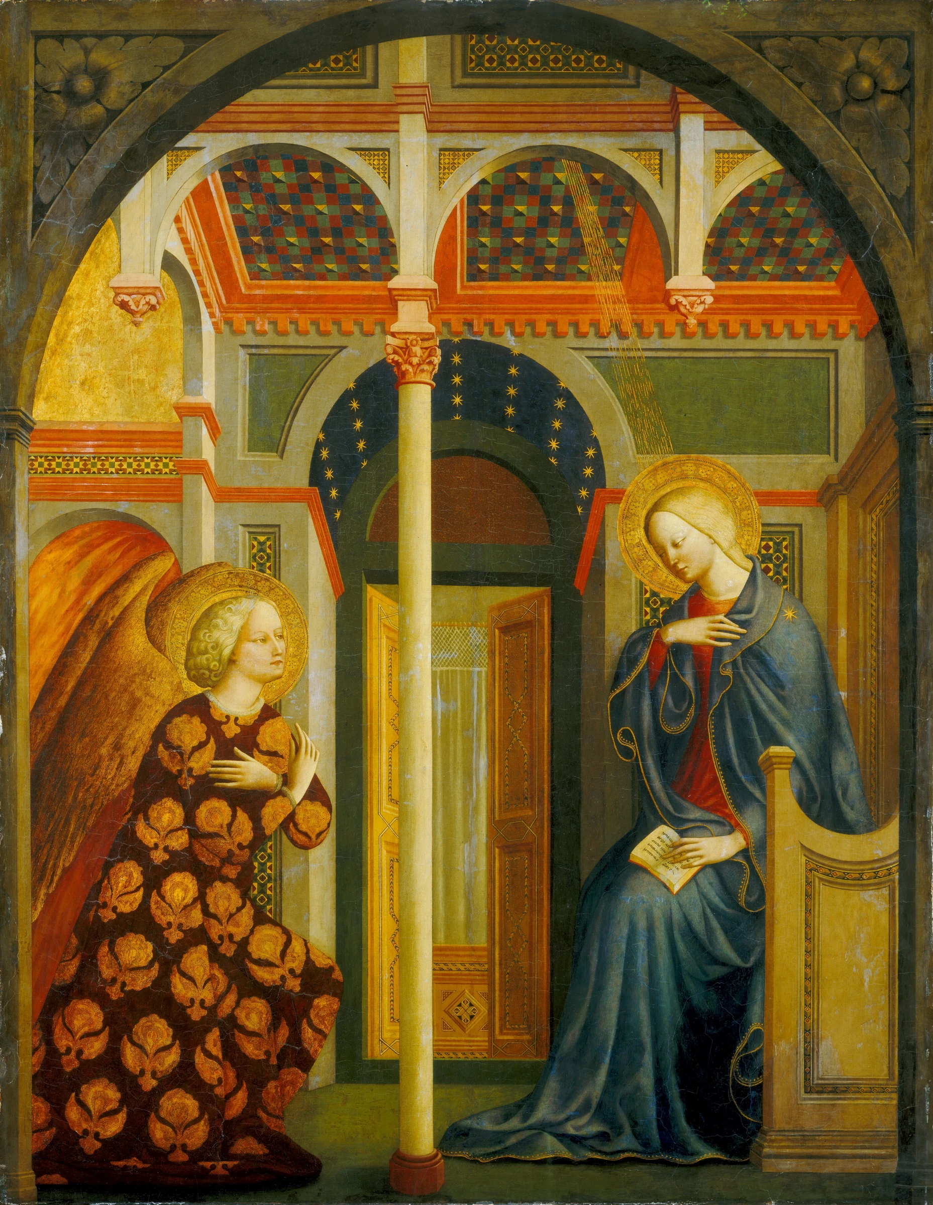 The Annunciation by Masolino da Panicale