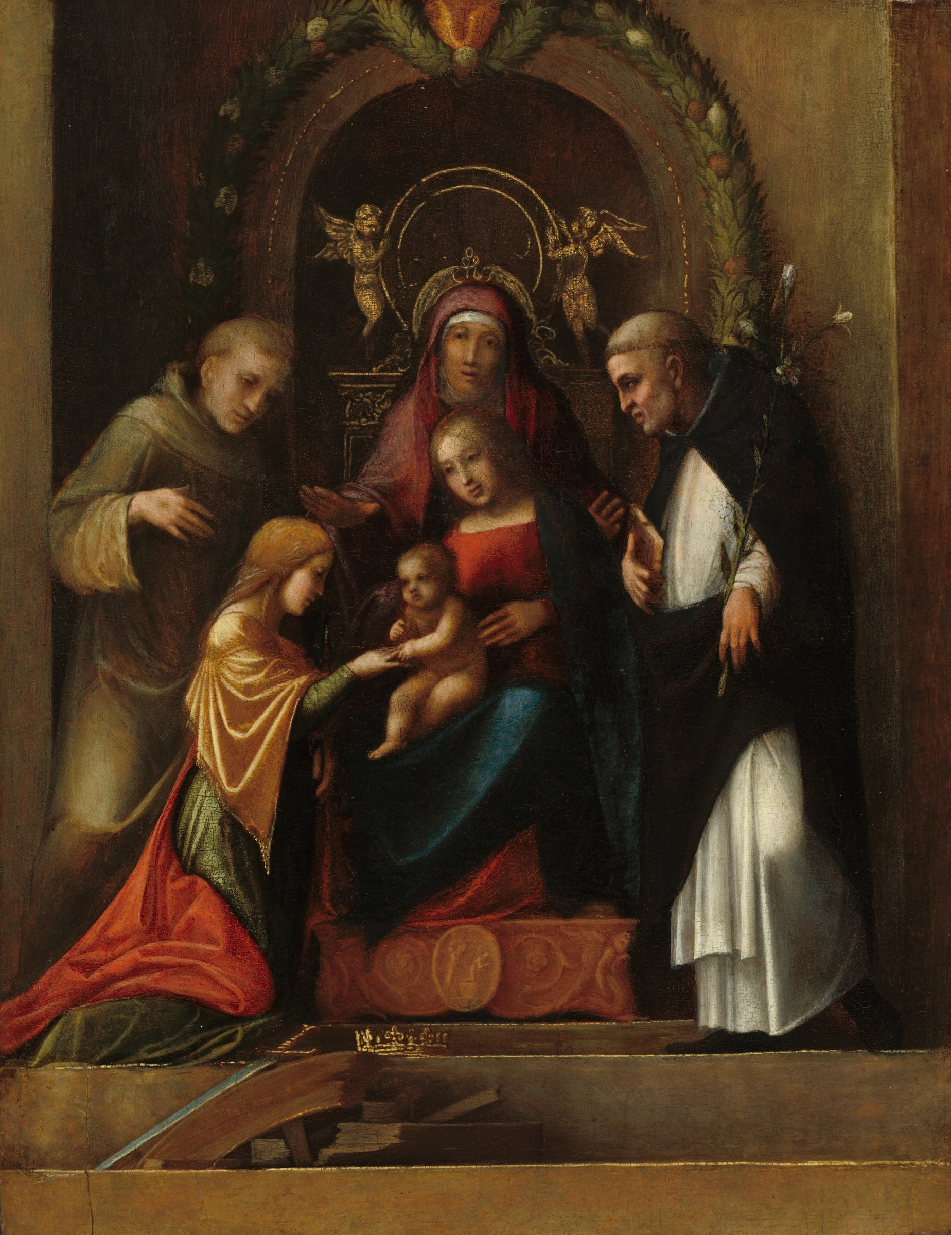 The Mystic Marriage of Saint Catherine by Correggio