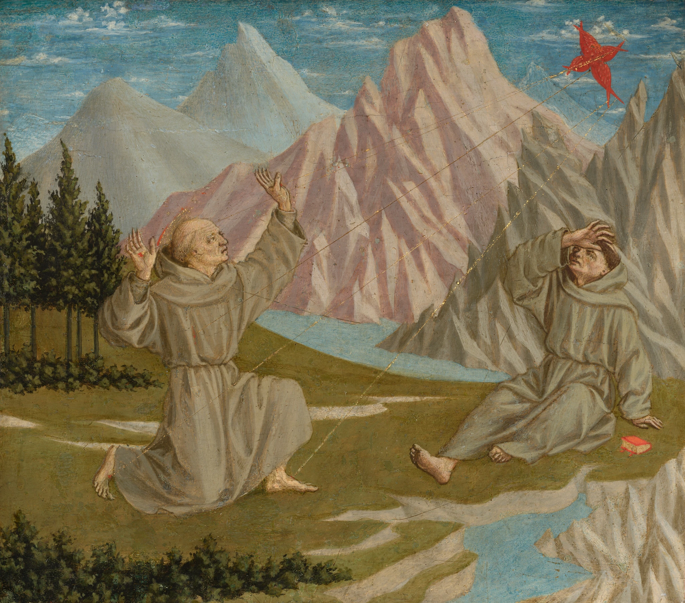 Saint Francis Receiving the Stigmata by Domenico Veneziano