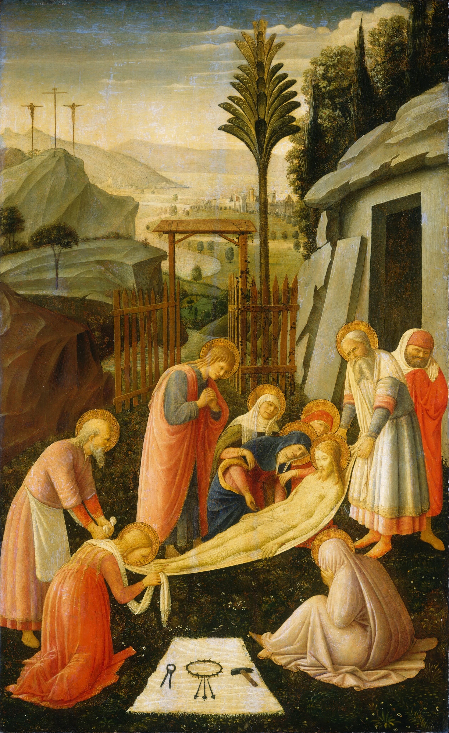 The Entombment of Christ by Attributed to Fra Angelico