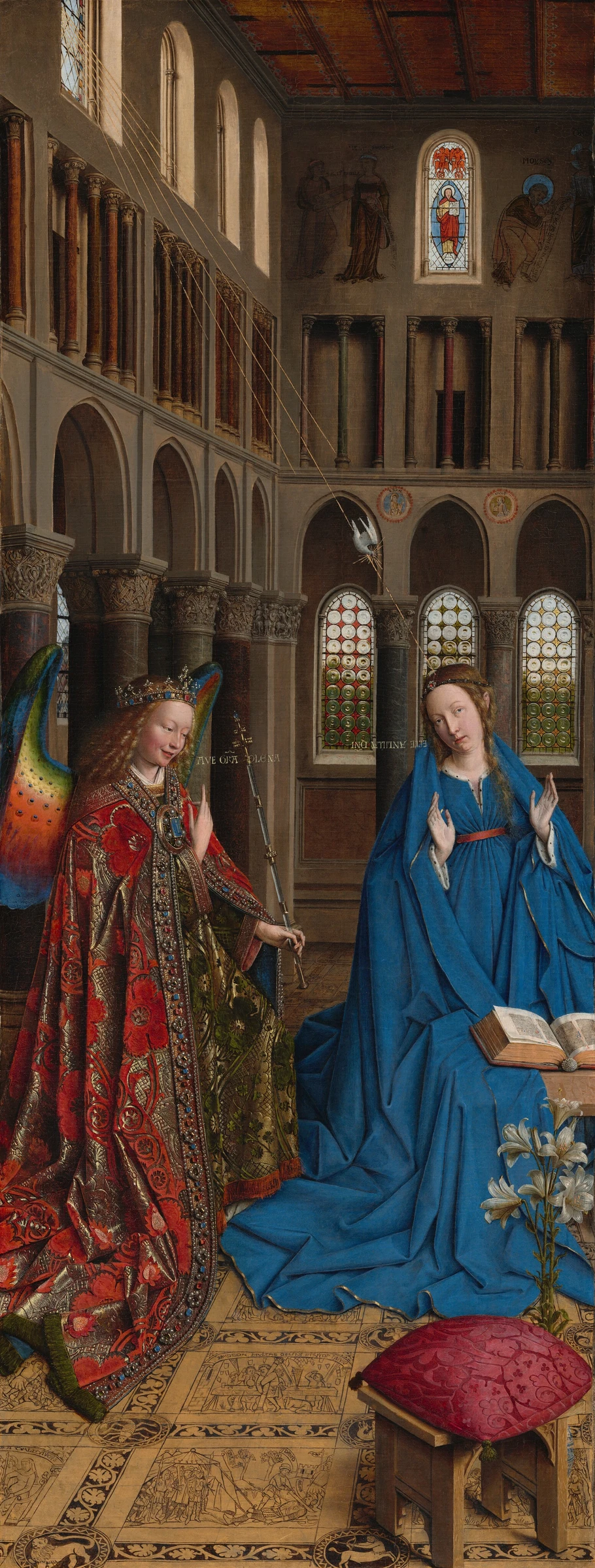 The Annunciation by Jan van Eyck