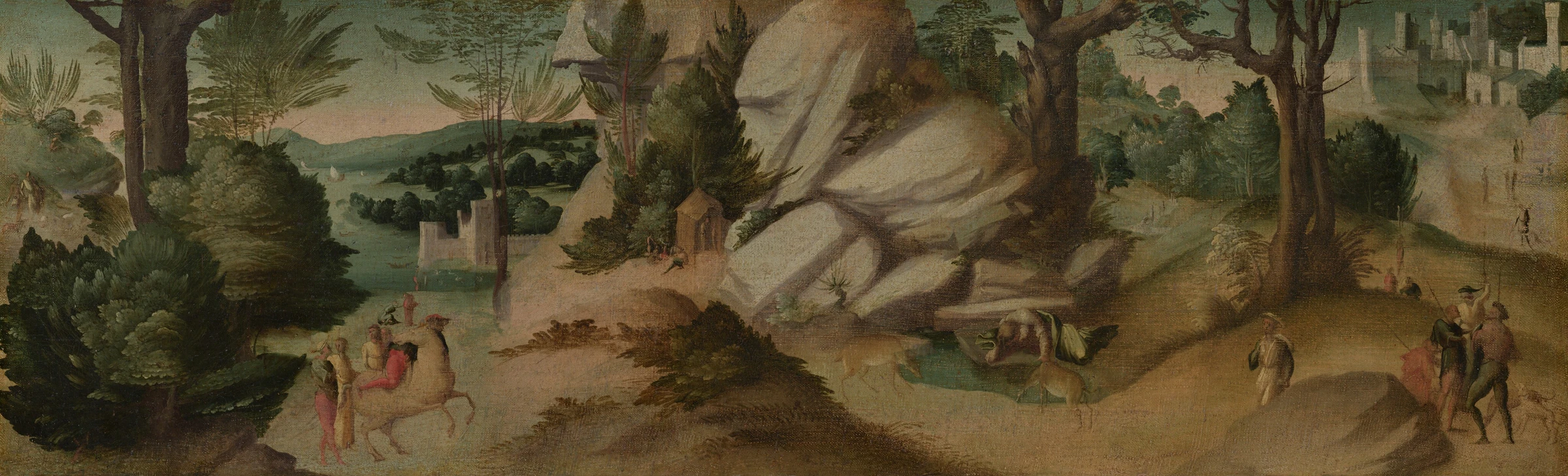 Scenes from a Legend by Giovanni Larciani (Master of the Kress Landscapes)