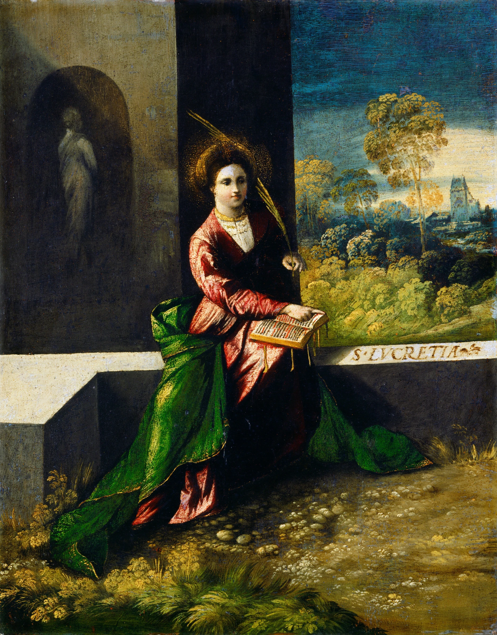 Saint Lucretia by Dosso Dossi